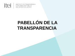 PABELLÓN DE LA TRANSPARENCIA