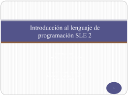 Lenguaje de programación SLE 2 - Blog