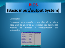 BIOS (Basic input/output System)