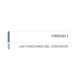 UNIDAD I-Contaduria Publica - CLASES DE CONTABILIDAD Y