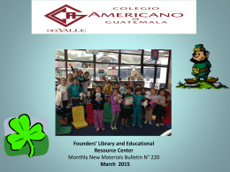 Slide 1 - American School of Guatemala