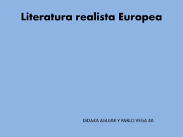 Literatura realista Europea