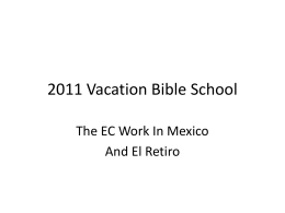2011 Vacation Bible School
