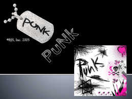 La Historia del punk