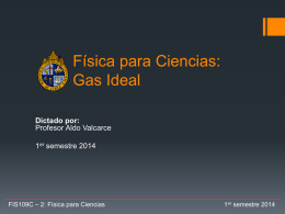 Clase 21: Gases Ideales
