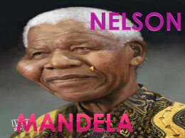 NELSON MANDELA.