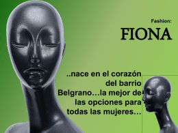 Fashion: FIONA---FIONA
