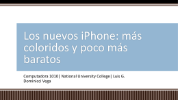 Computadora 1010| National University College| Luis G. Dominicci