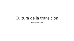 Cultura de la transición