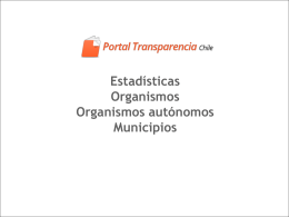 Presentación Datos Portal de Transparencia del Estado