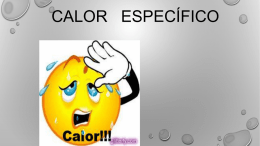 CALOR ESPECÍFICO