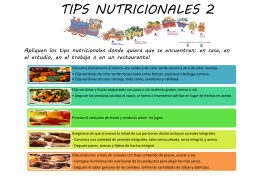 tips nutricionales 2