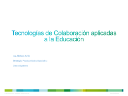 Tecnologías de Colaboración aplicadas a la Educación - TIC-EC