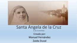 Santa Ángela de la Cruz