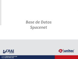 Descargar Base de Datos Spacenet