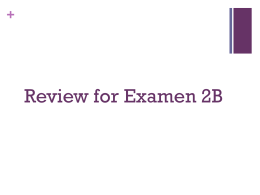 Preterite and Shopping Vocabulary Review for Examen 2B