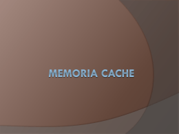 Memoria cache - maquinasdigitales