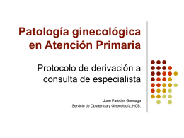 Patología ginecológica en Atención Primaria