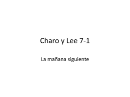 Charo y Lee 7-1