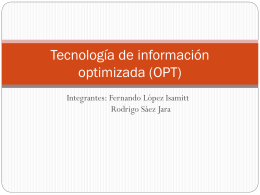Tecnología de información optimizada (OPT)