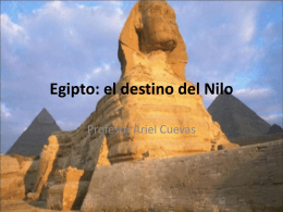 Egipto: el destino del Nilo