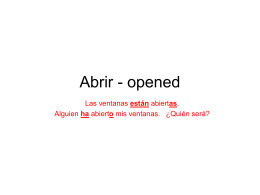Abrir - opened