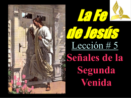 La Fe de Jesús - Jovenes Adventista