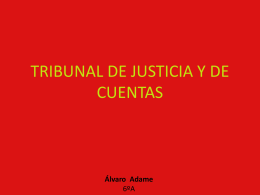 TRIBUNAL DE JUSTICIA Y DE CUENTAS
