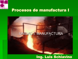 Procesos de manufactura 1