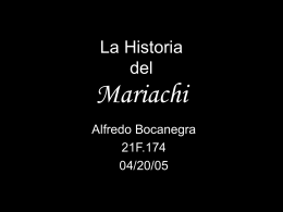 The History of Mariachi - MIT