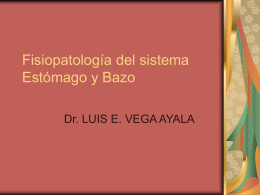 Fisiopatología del sistema Estómago y Bazo