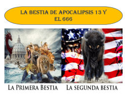 LA BESTIA DE APOCALIPSIS 13 Y EL 666