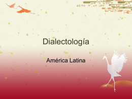 Dialectología