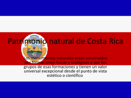 Patrimonio natural de Costa Rica