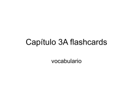 Capítulo 3A flashcards - Wentzville R