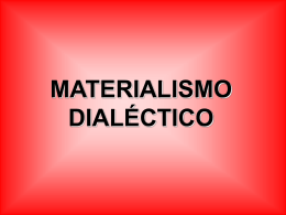 materialismo dialéctico