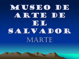 MUSEO DE ARTE DE EL SALVADOR