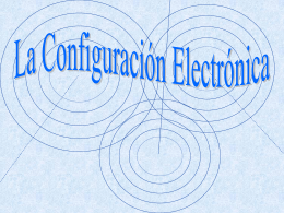 La Configuracion electronica
