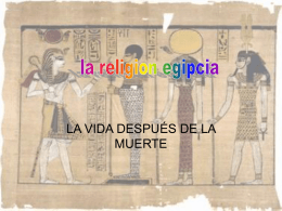 LA RELIGIÓN EGIPCIA