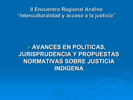 Diapositiva 1 - Comisión Andina de Juristas