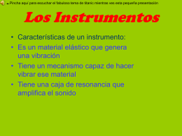 Los Instrumentos