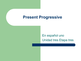 Present Progressive - ¡Hola! | Speak Spanish Fast!