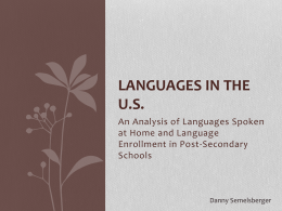 Languages in the U.S.