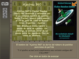 Ajedrez960 - 01 Acomodo de piezas.pps