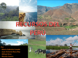 Recursos Naturales del Perú
