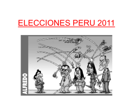 ELECCIONES PERU 2011