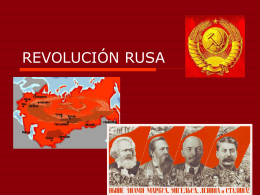 REVOLUCIÓN RUSA