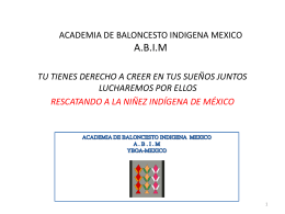 ACADEMIA DE BALONCESTO INDIGENA MEXICO A.B.I.M