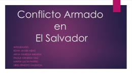 Conflicto Armado en El Salvador