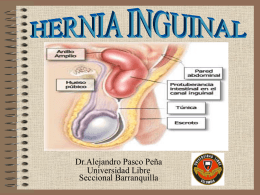 Hernias de la región inguino-crural -